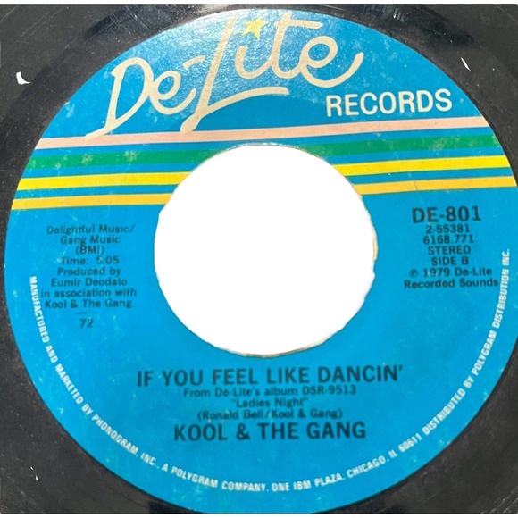 Kool & The Gang “If You Feel Like Dancing” Vinyl - Picture 3 of 3